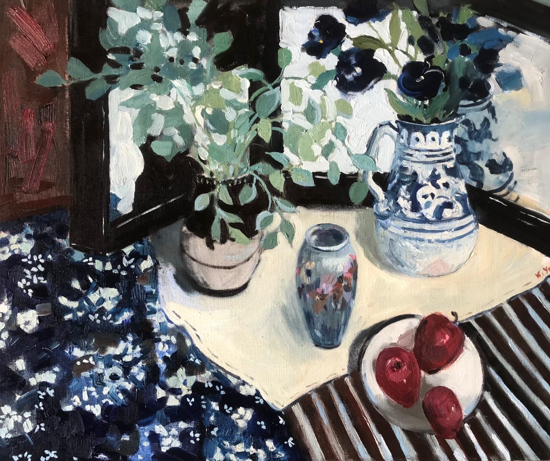 Натюрморт с зеркалом трюмо