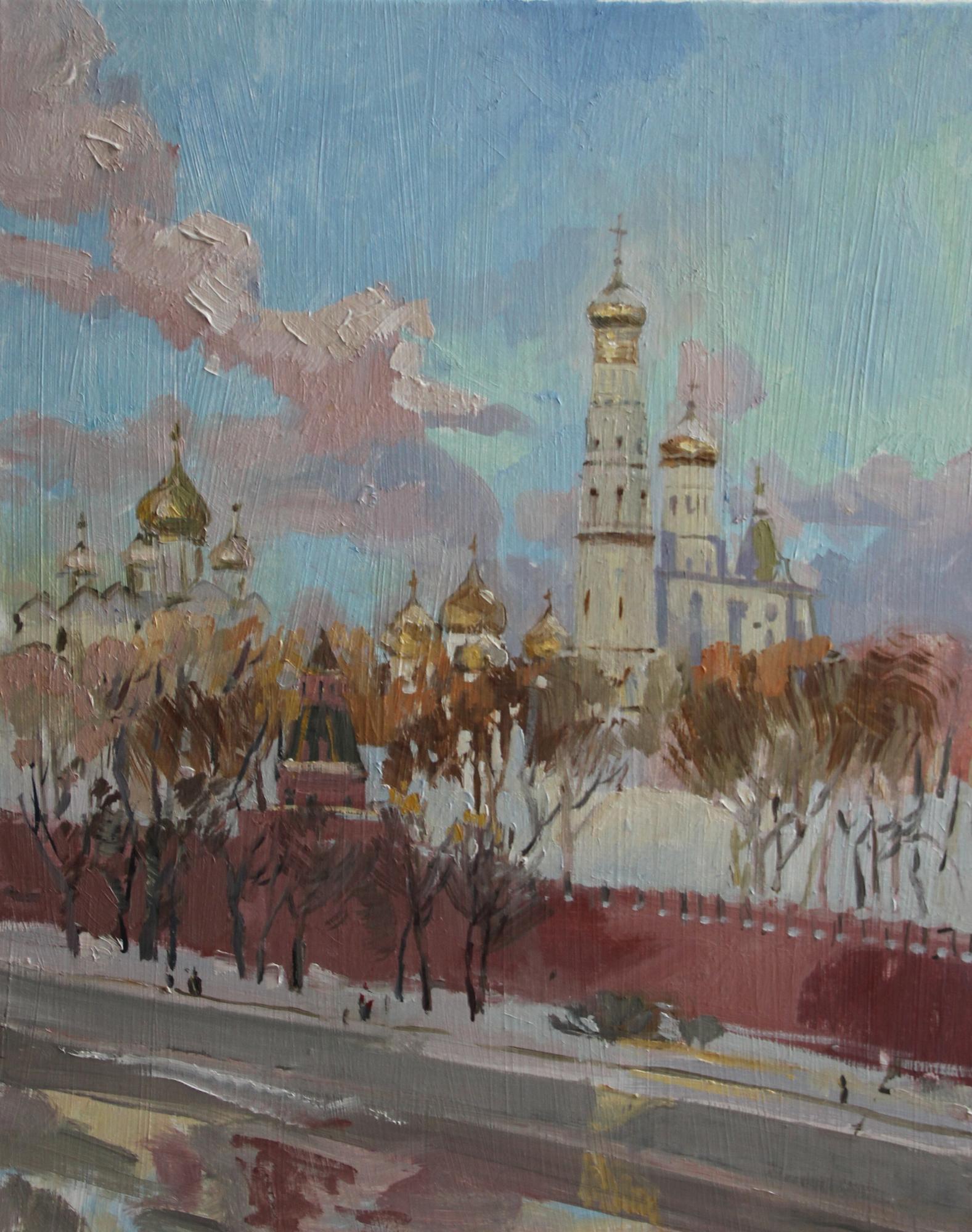 Москва, закат