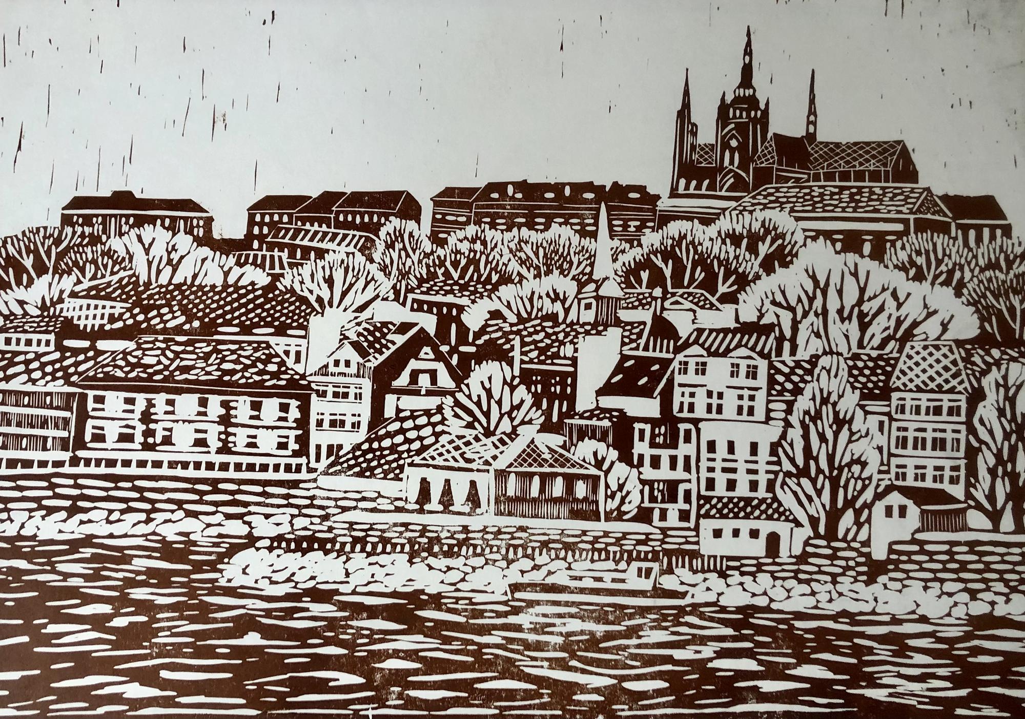 Набережная в Праге