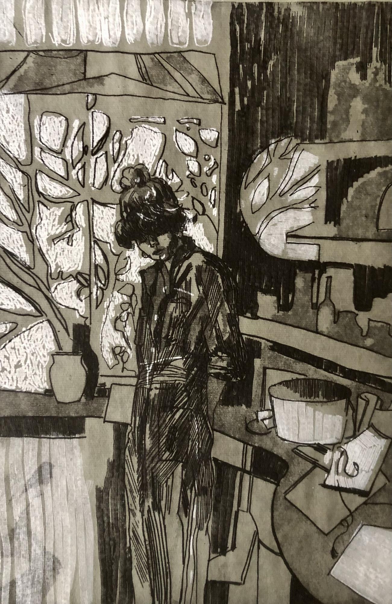 У керамистки