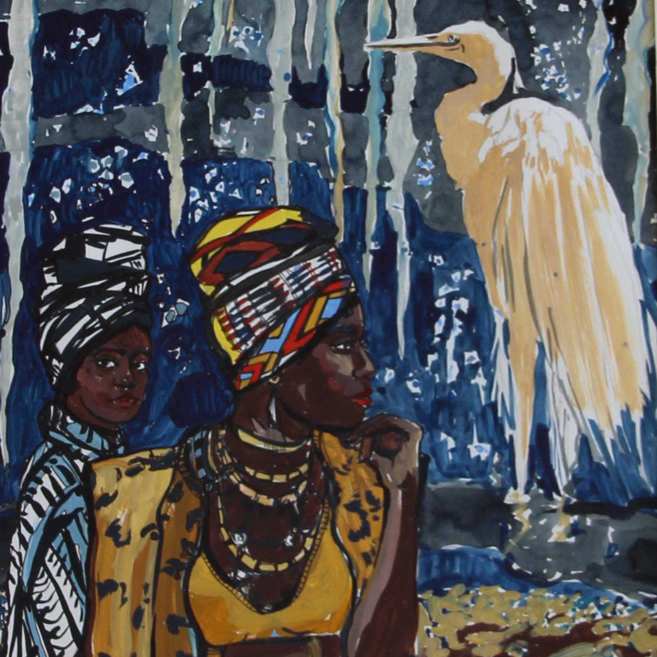 Три грации (этюд к картине)