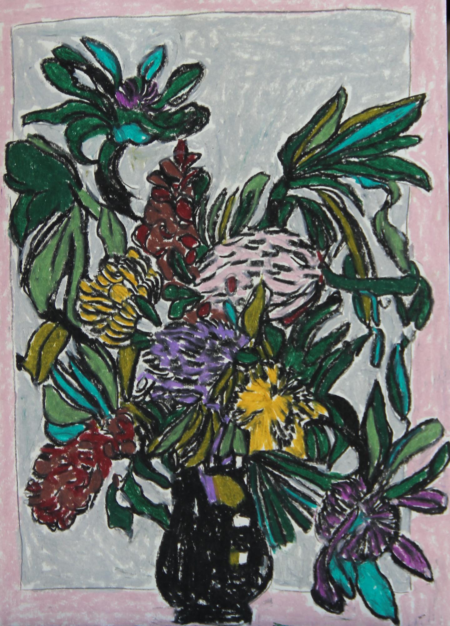 Натюрморт с африканскими цветами