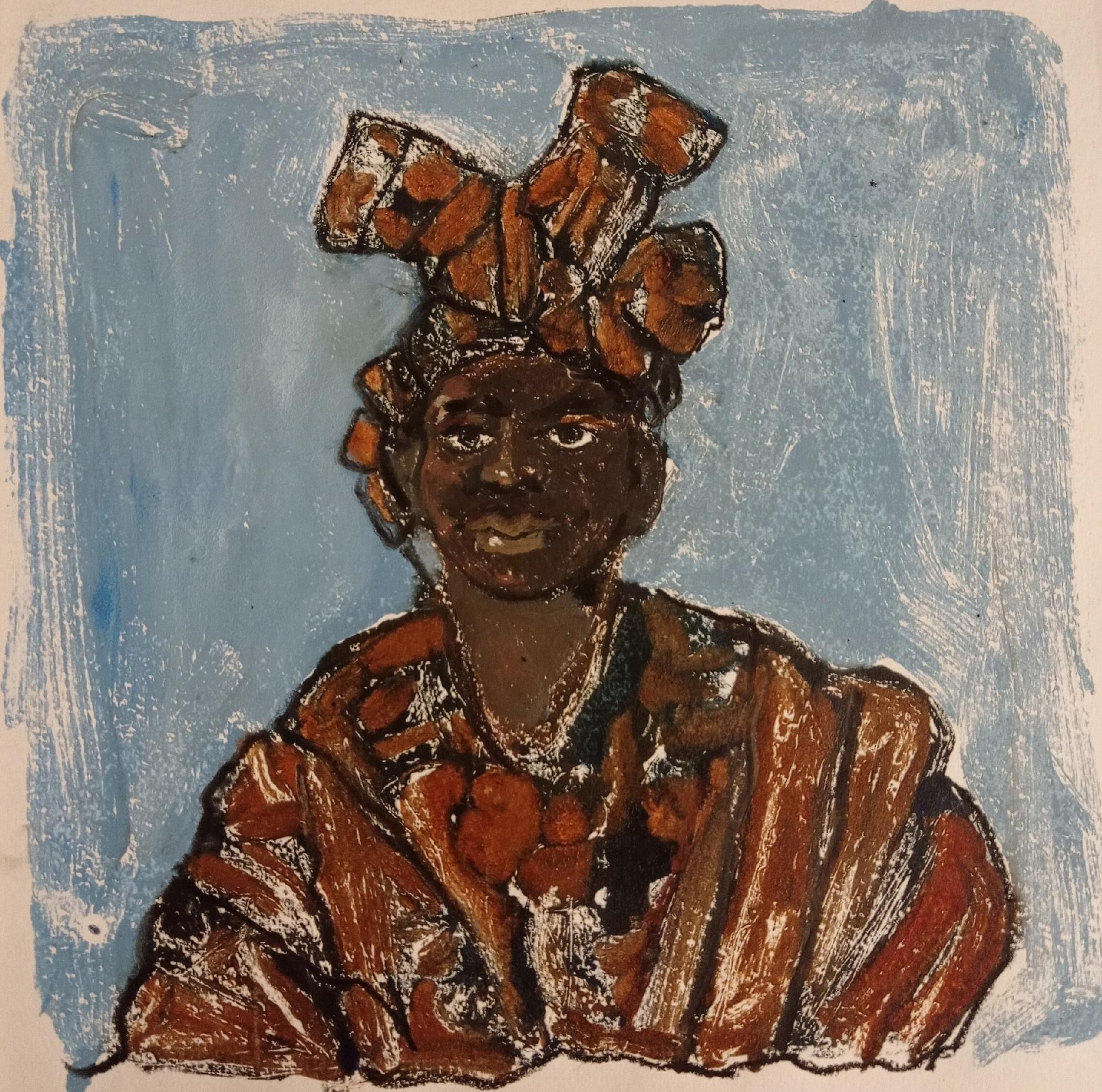 Африканец в национальном костюме