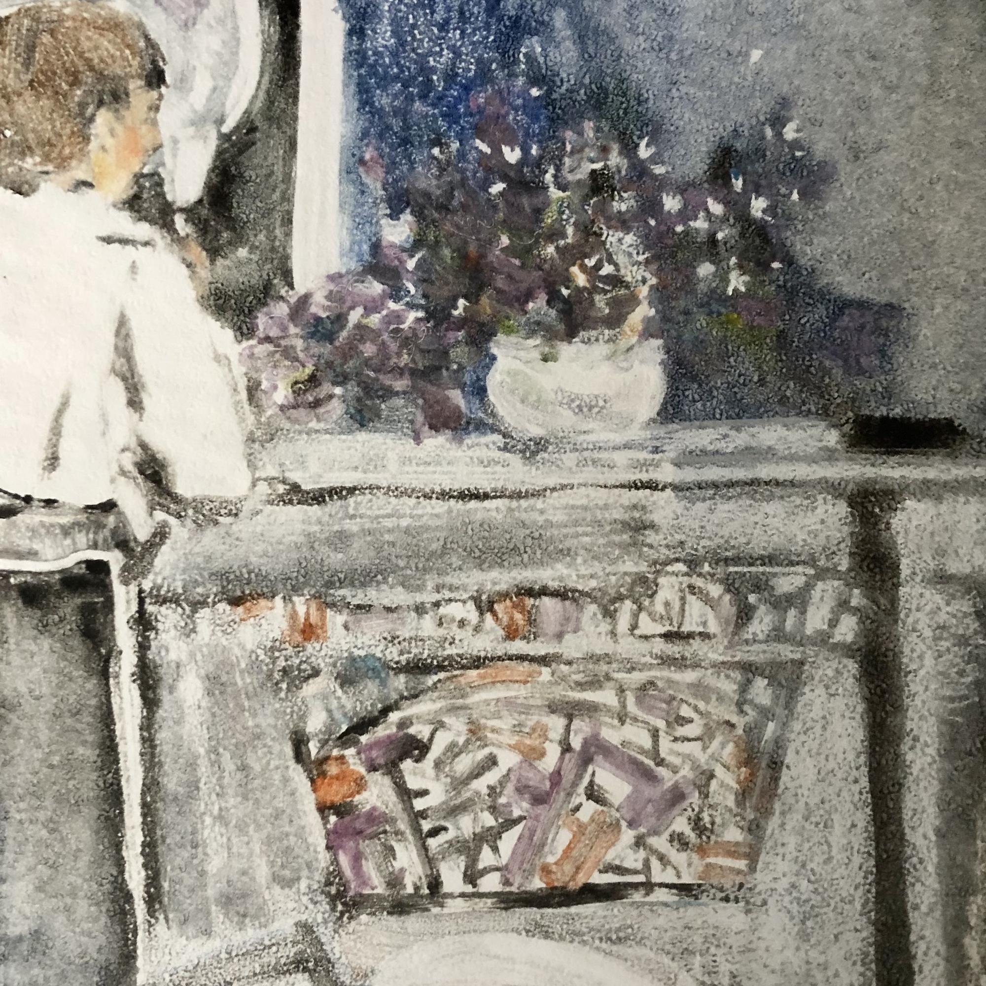 В парижском кафе