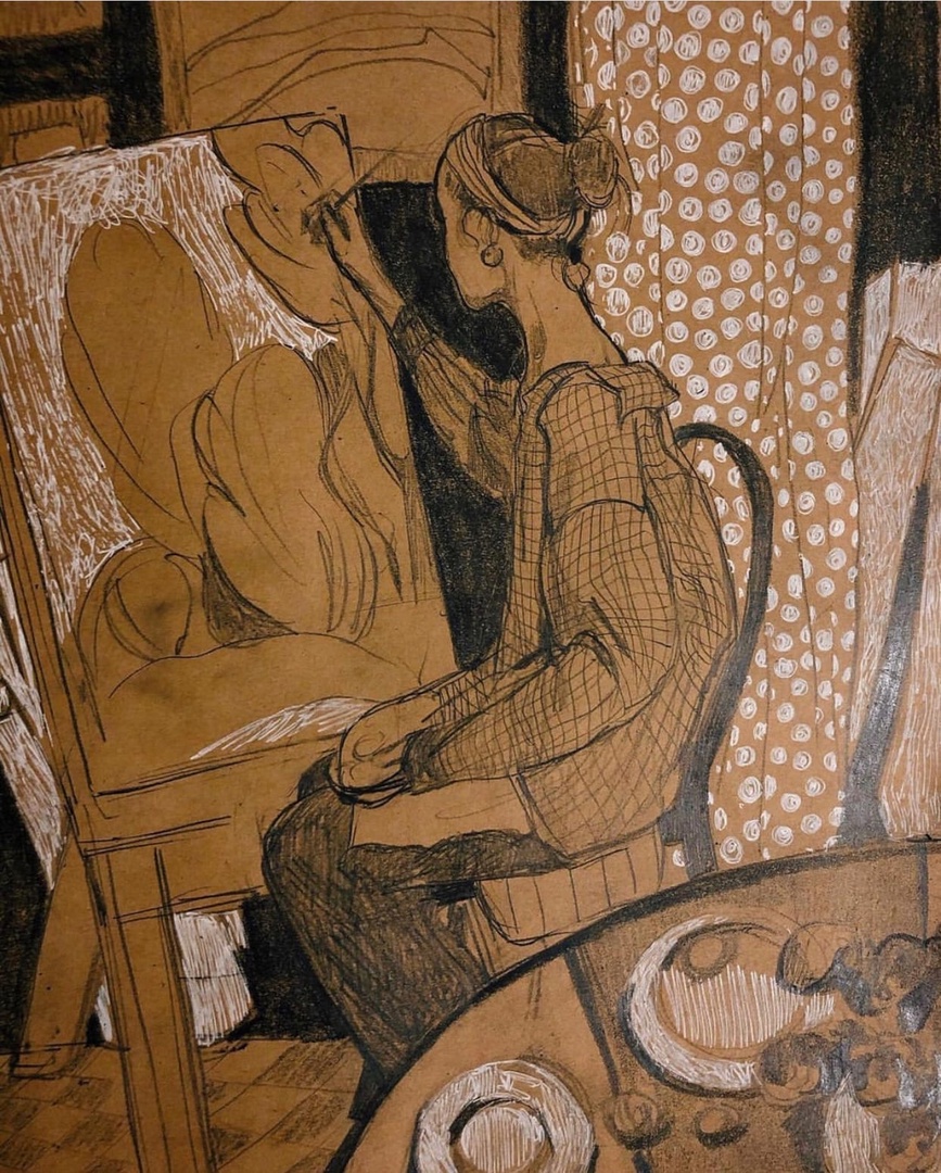 Вечером в мастерской