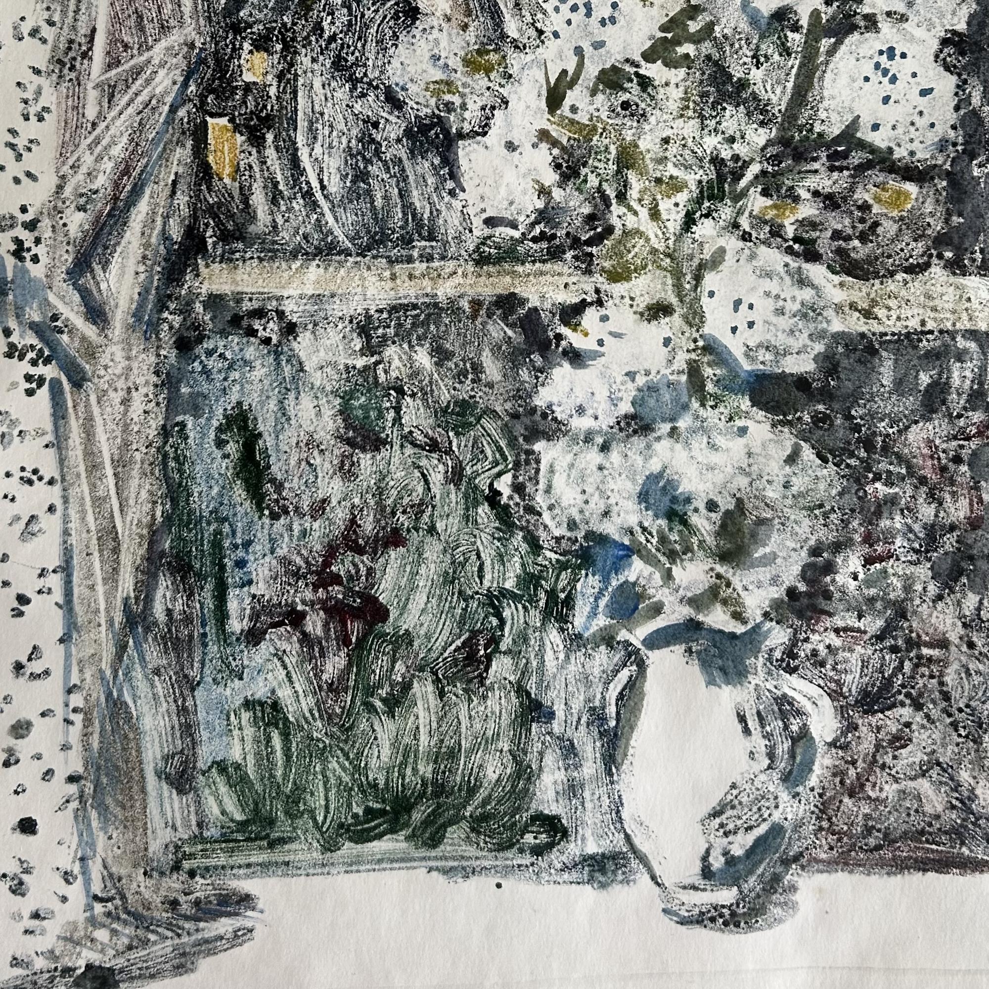 Букет в белом кувшине