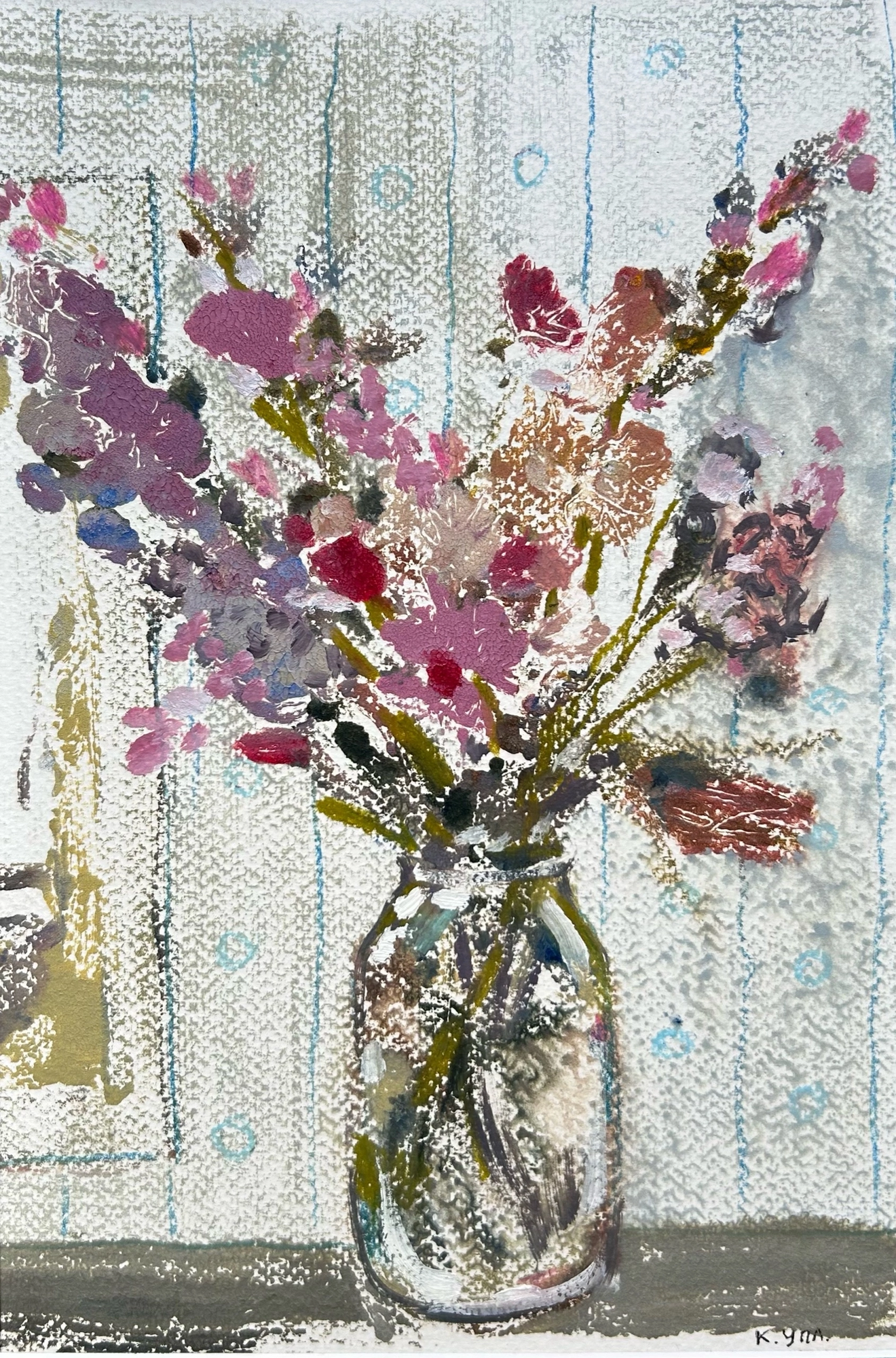 Цветы в банке