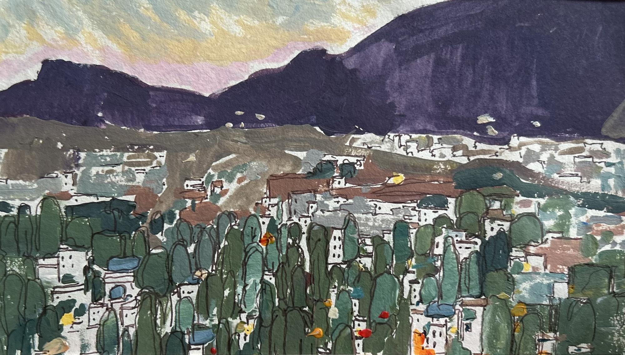 Солнце за горой