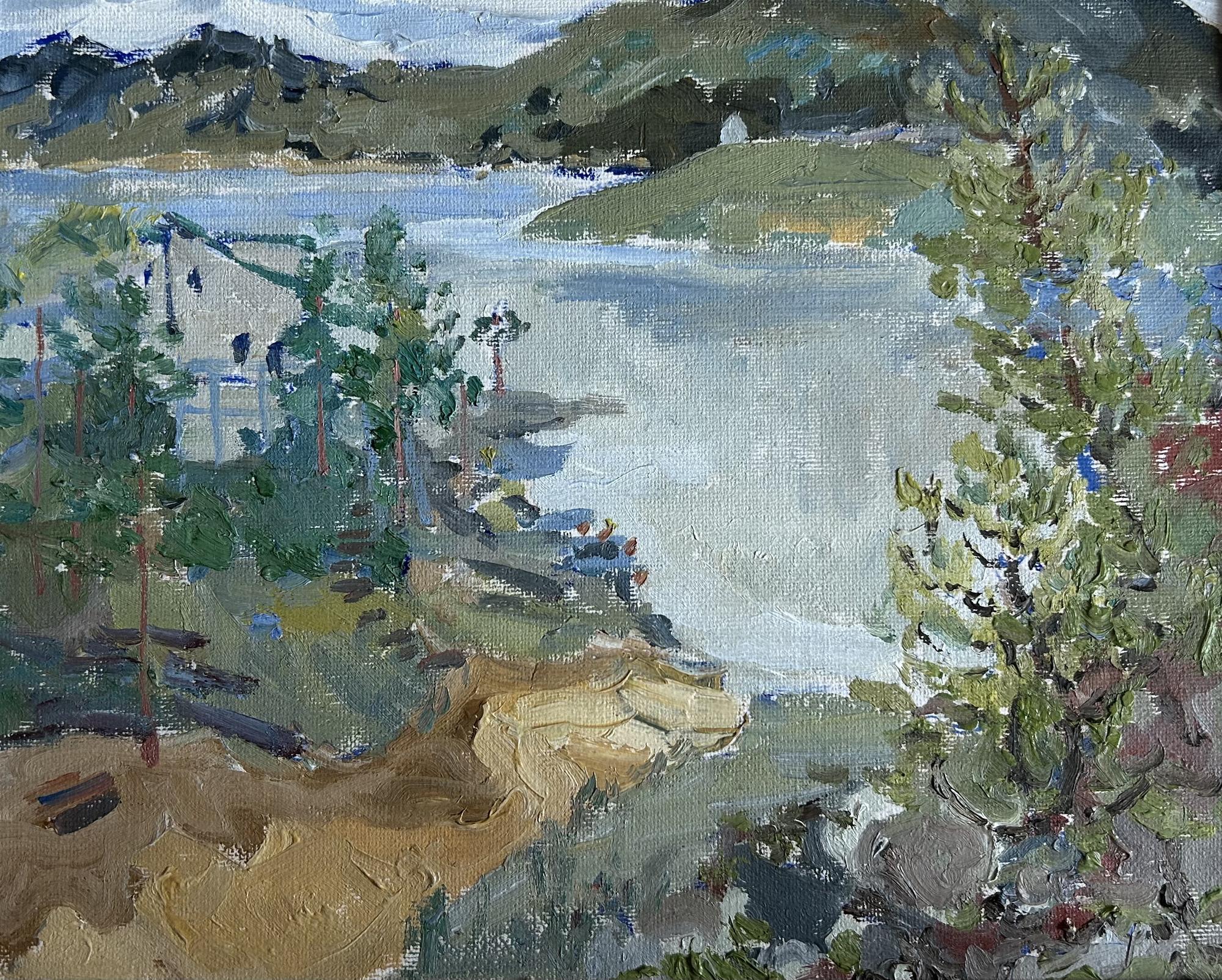 Вид с горки на Бухтарму