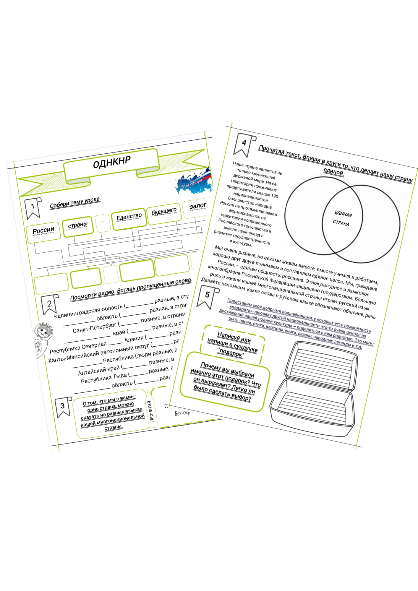 Единство страны — залог будущего России