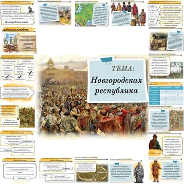 История 6 класс. Презентация.  Урок 48. Новгородская земля