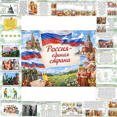 История нашего края. Презентация. Россия - единая страна.