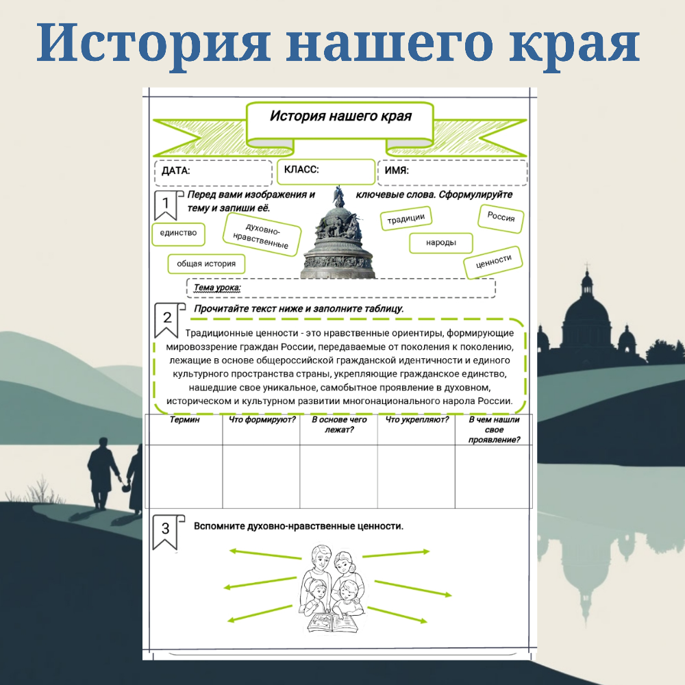 История родного края. Россия-единая страна
