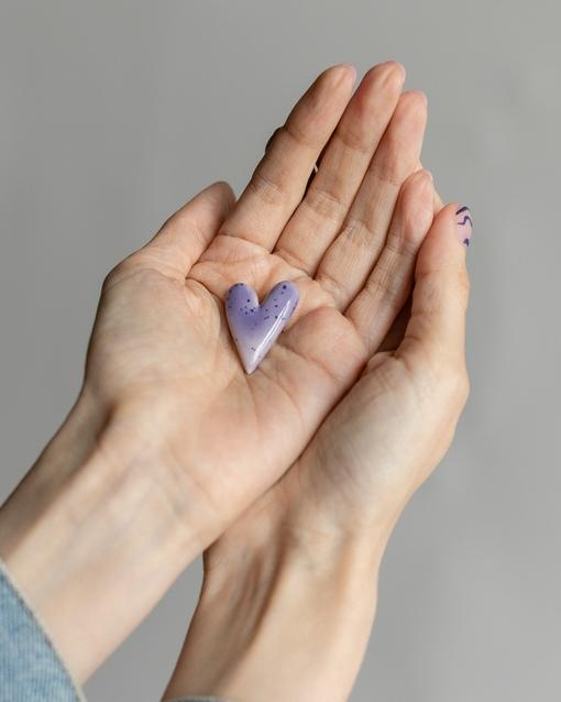 Сердечко Purple haze