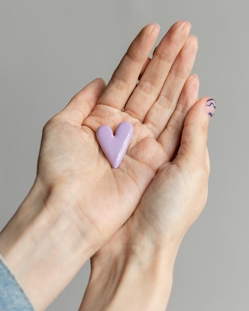 Сердечко lavender