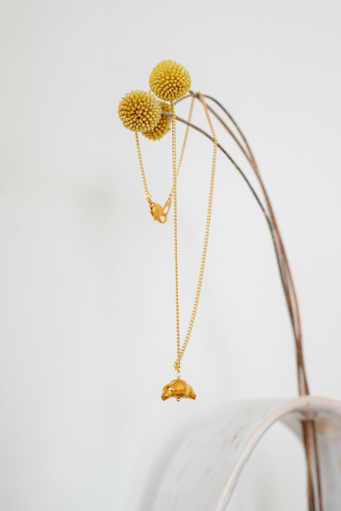 Круассан Gold на цепочке