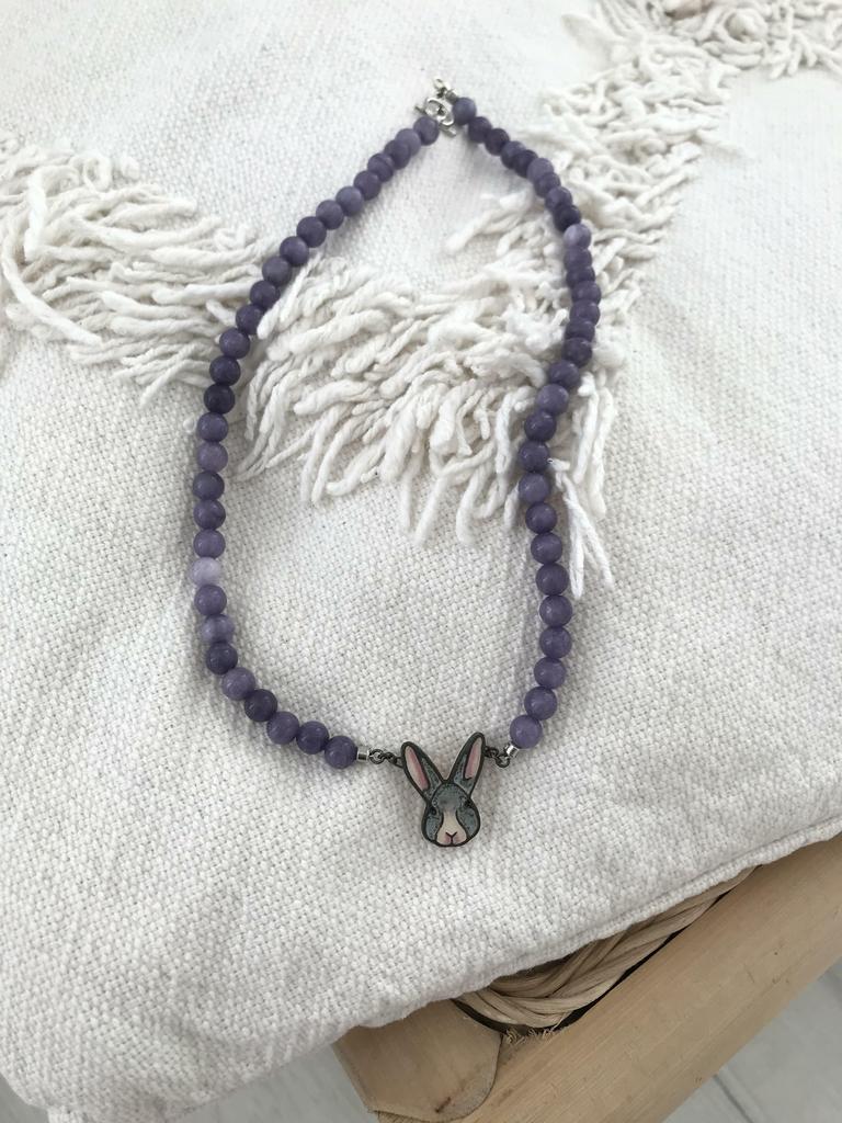 Чокер с зайкой