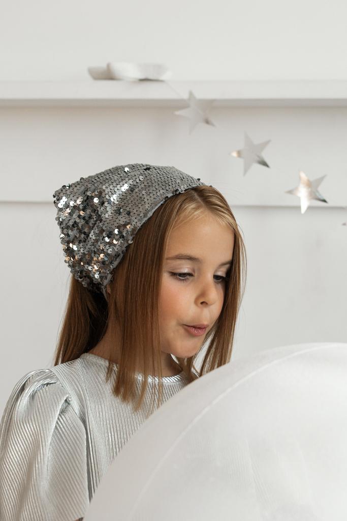 Косынка из пайеток