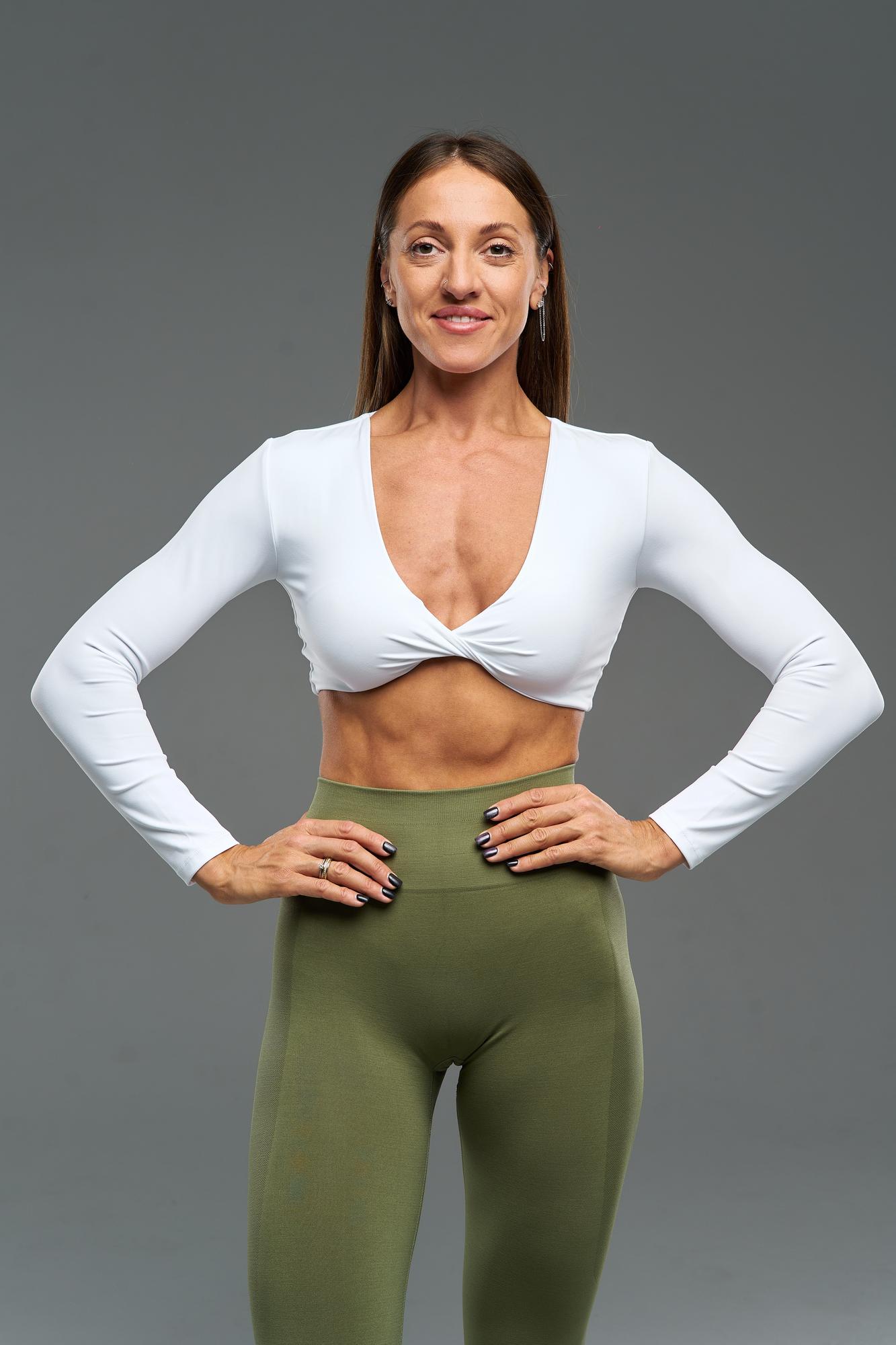 SCULPT LONG SLEEVE TWIST TOP