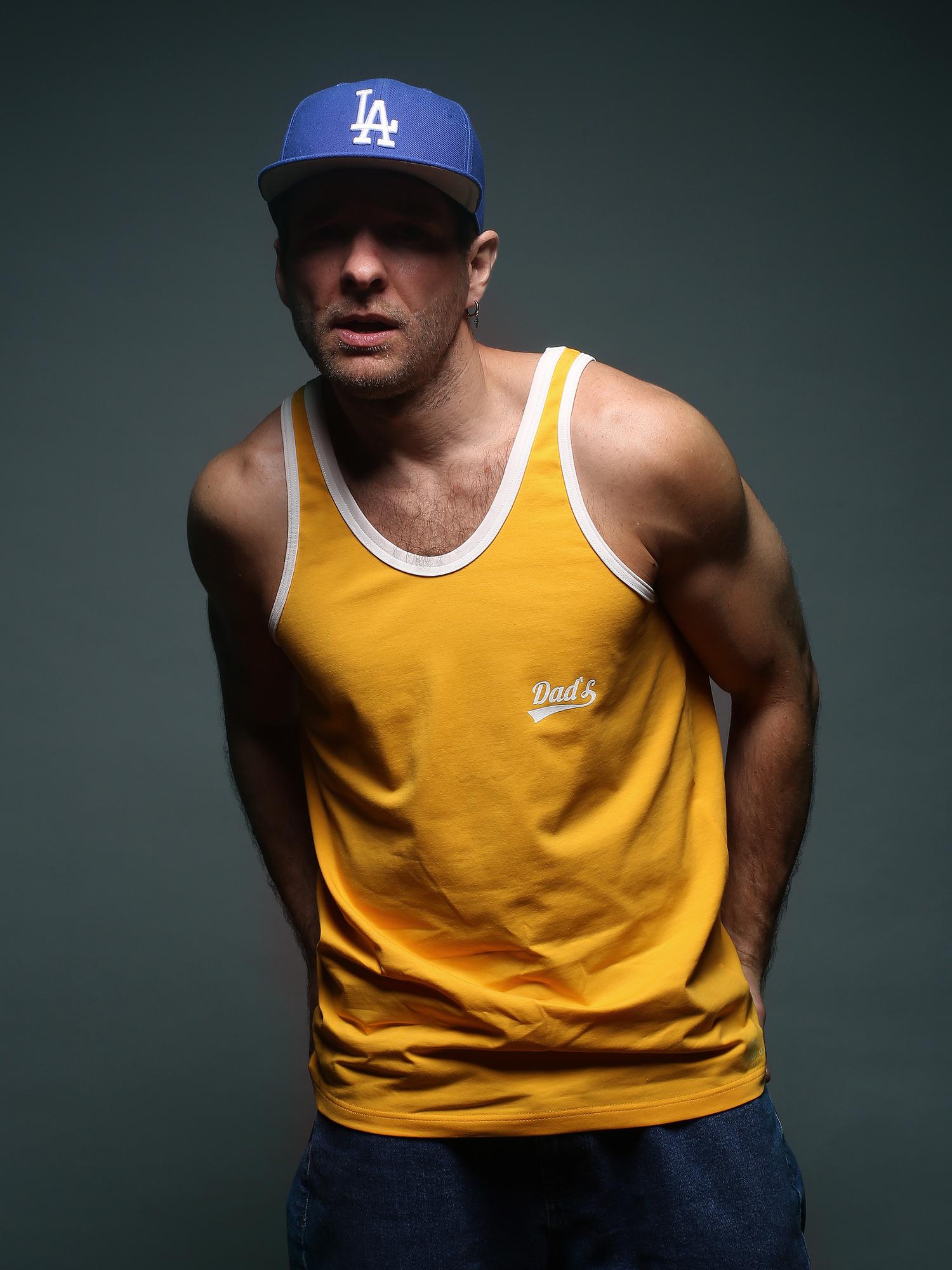 Майка  манго/молоко. принт Dad`s