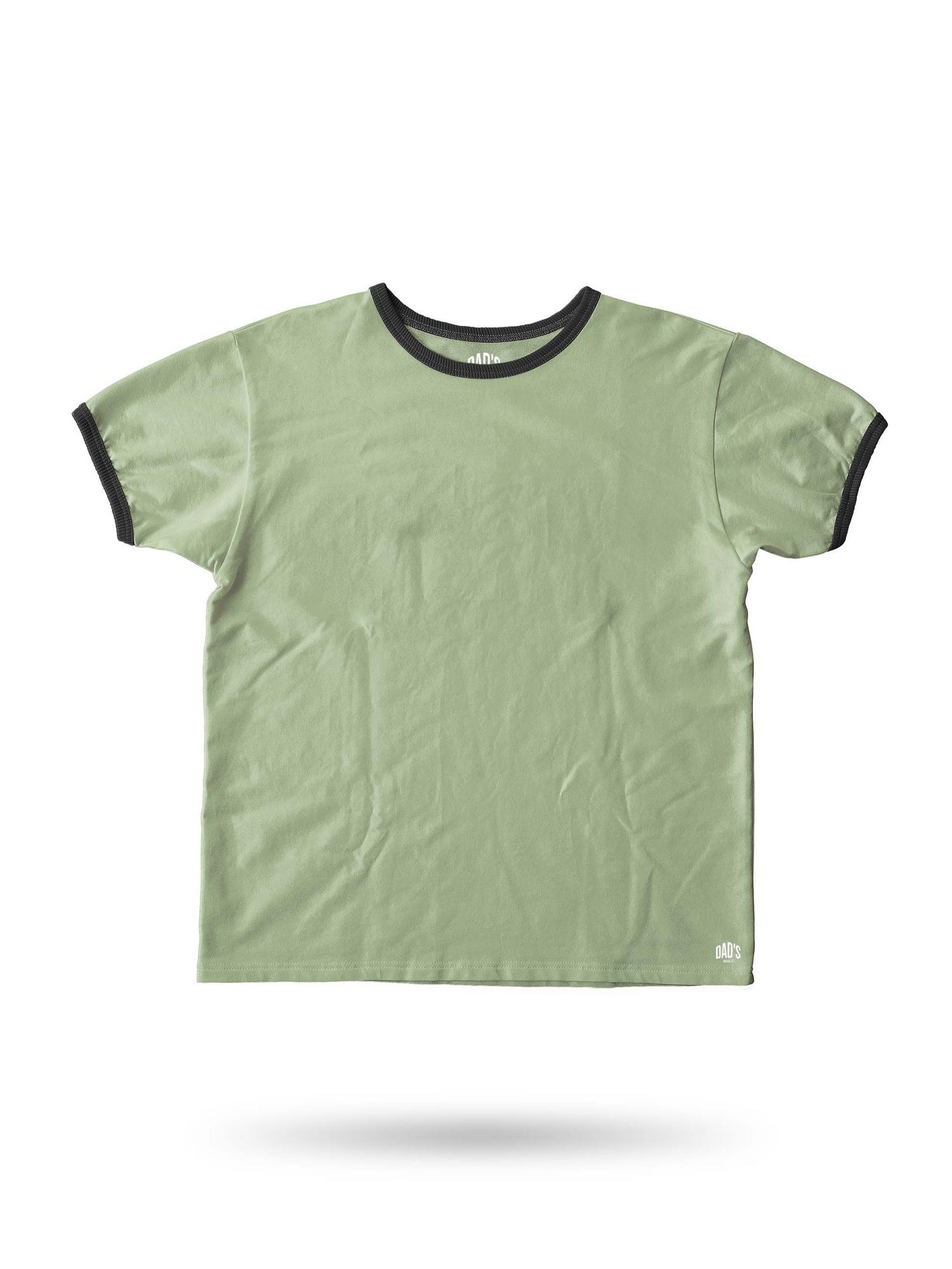 Футболка оливковый/угольный