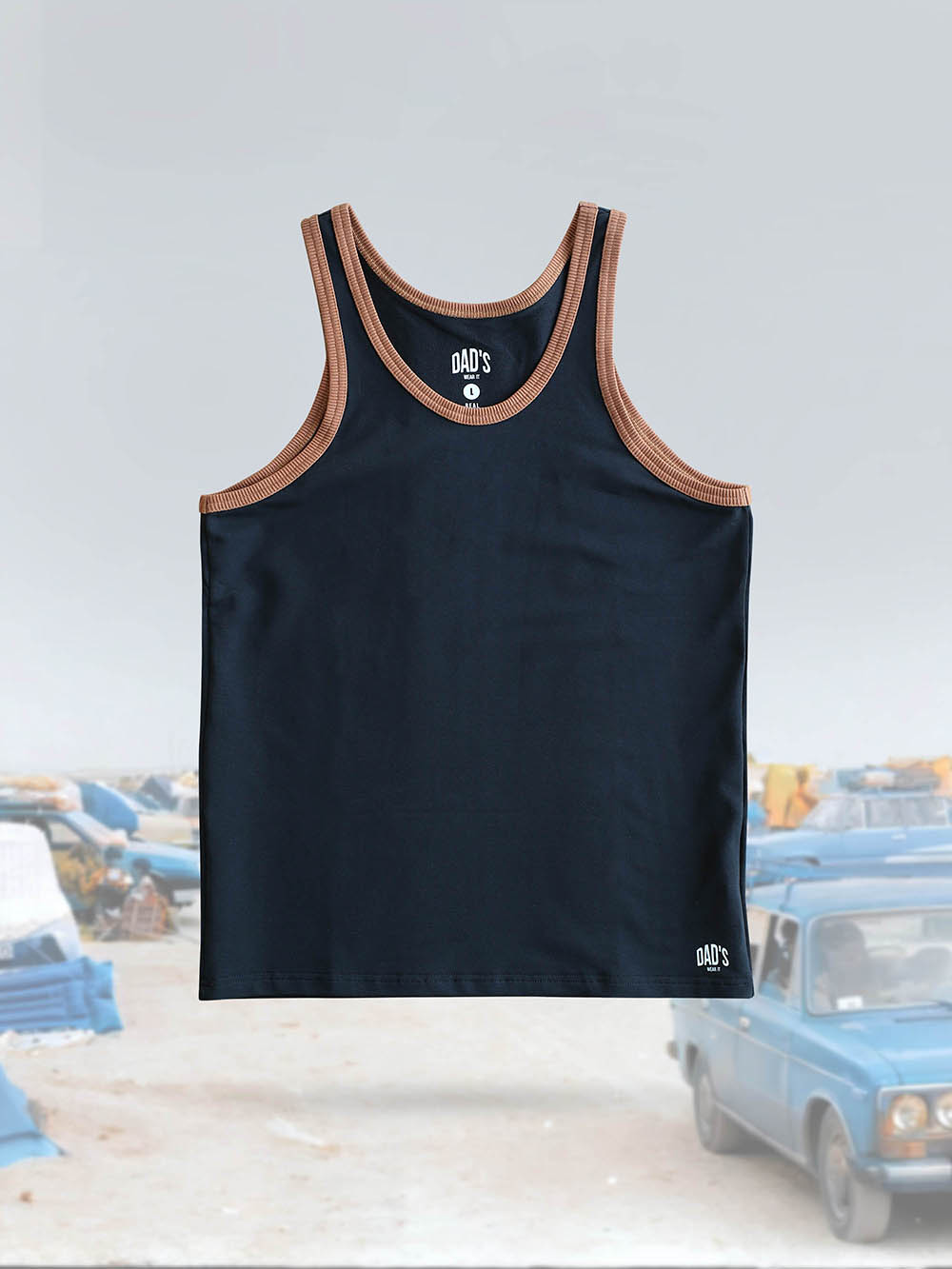 Майка графитовая/ржавчина