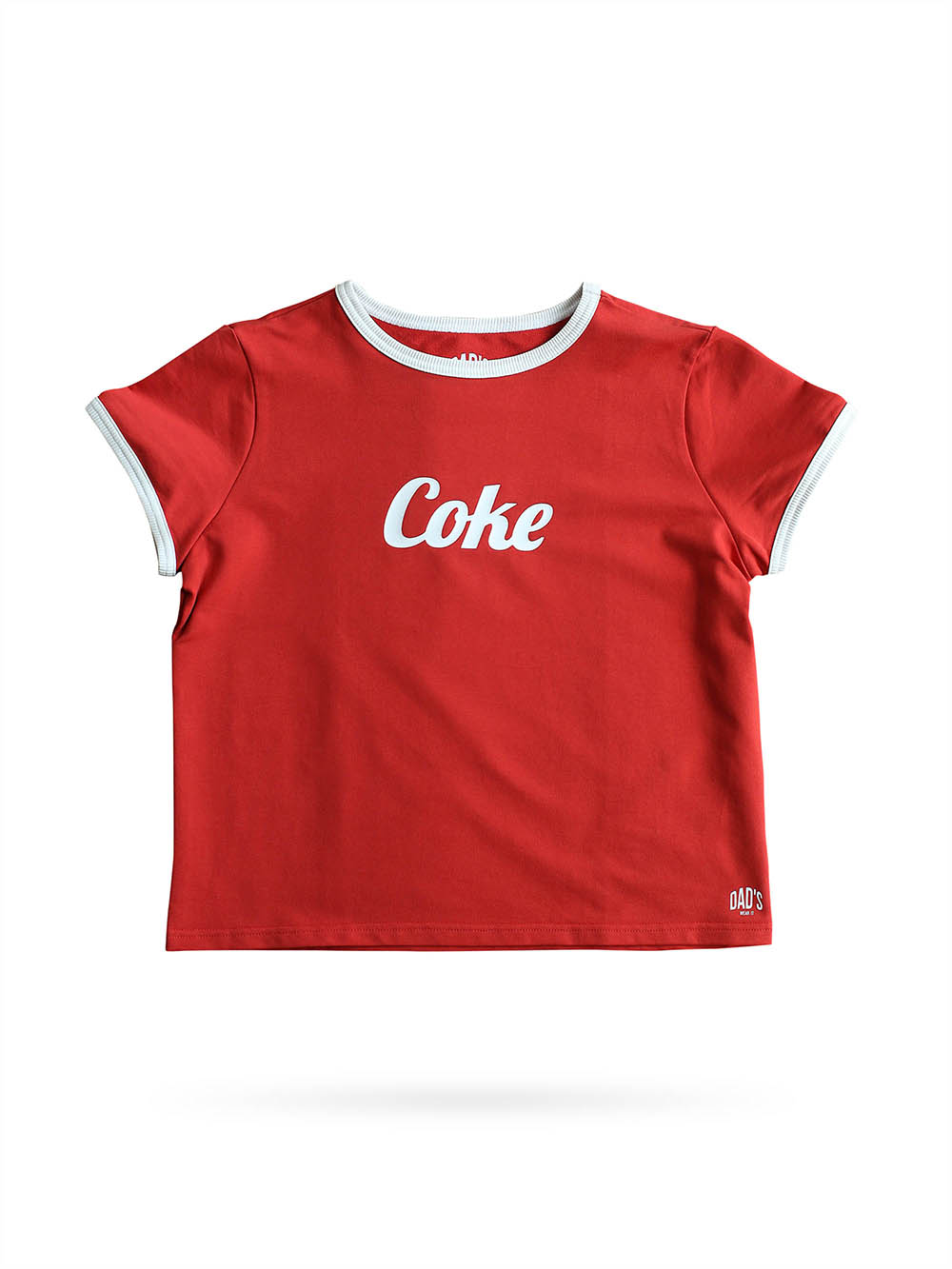 Футболка женская Coke красный/молочный