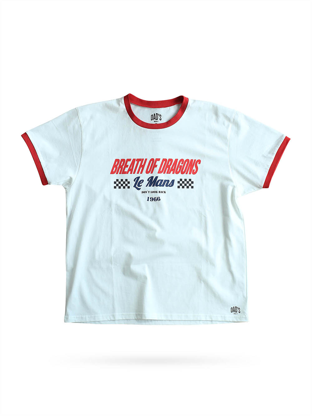 Футболка белая/красный кант Breath of Dragons