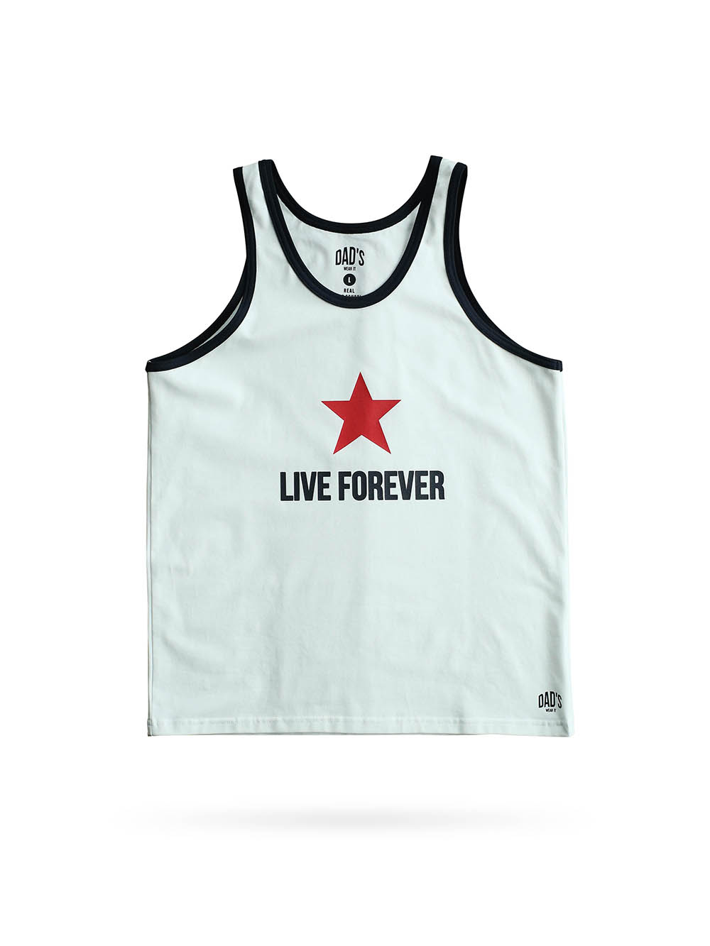 Майка молочная Live Forever