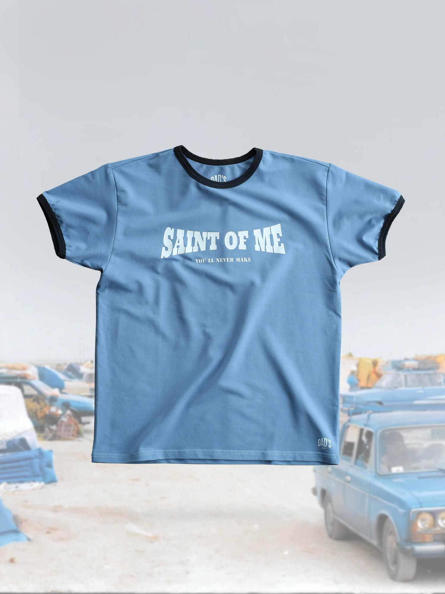 Футболка голубая Saint of Me