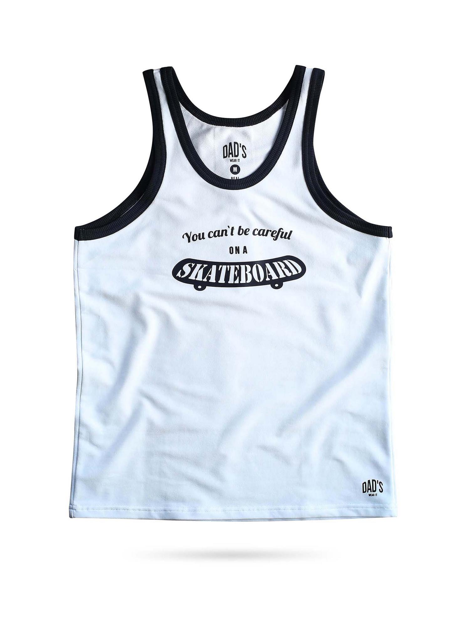 Майка молоко/фуме  Skatebord