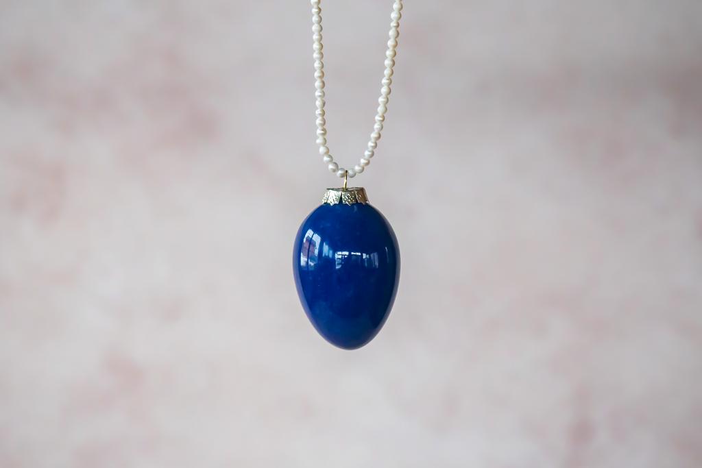 ИНТЕРЬЕРНОЕ ЯЙЦО «ИНДИГО» размер S