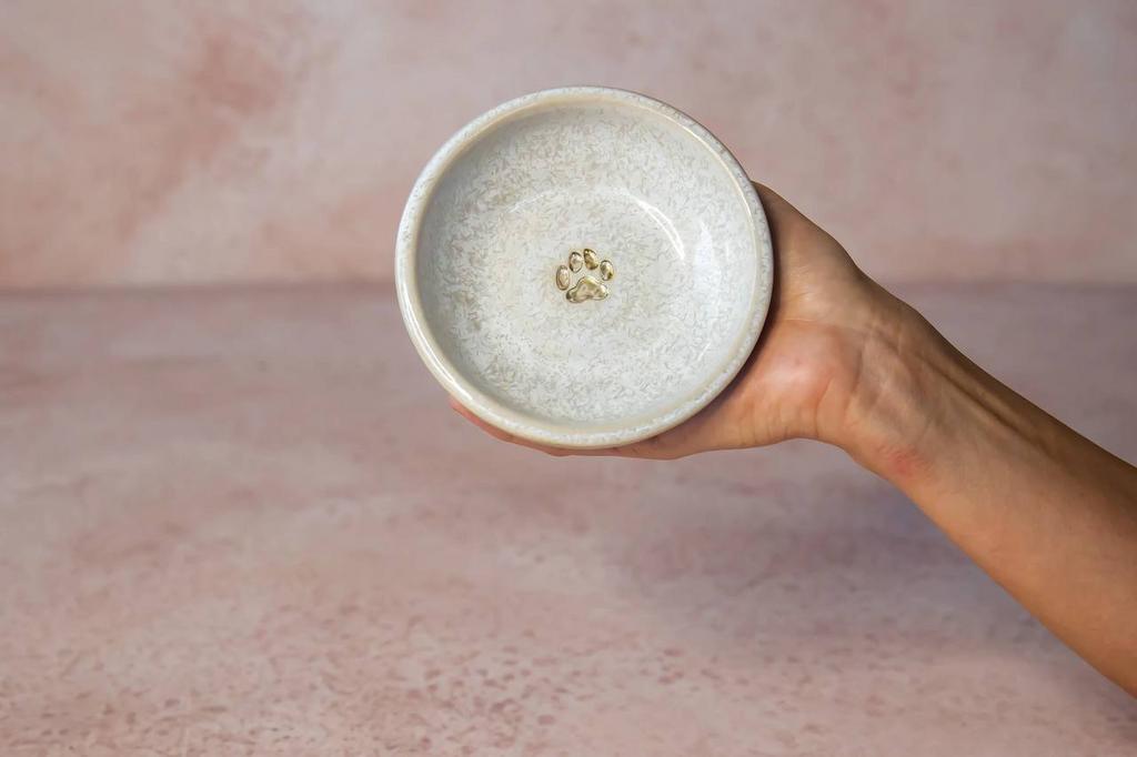 ГЛУБОКАЯ МИСКА ДЛЯ МЕЛКИХ ПОРОД СОБАК И КОШЕК "ПЕРВЫЙ СНЕГ"