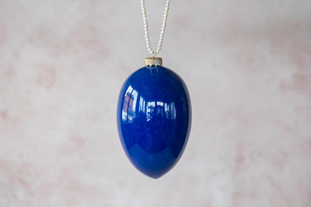 ИНТЕРЬЕРНОЕ ЯЙЦО "ИНДИГО" размер M