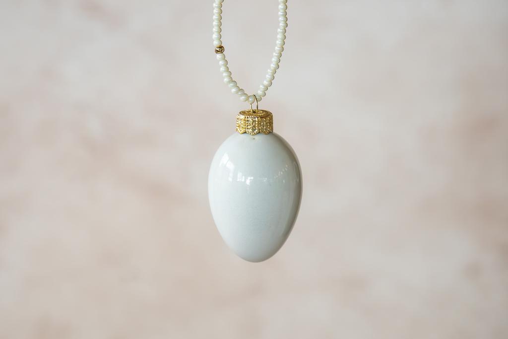 ИНТЕРЬЕРНОЕ ЯЙЦО «НЕВЕСТА» размер S