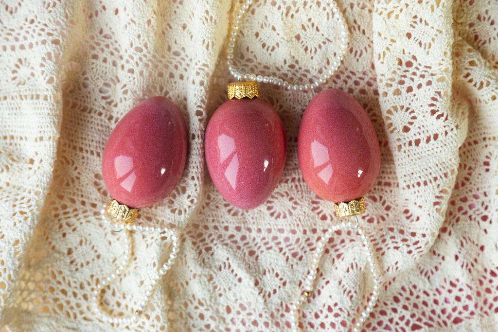 ИНТЕРЬЕРНОЕ ЯЙЦО «НЕЖНЫЙ ПЕРСИК» размер S