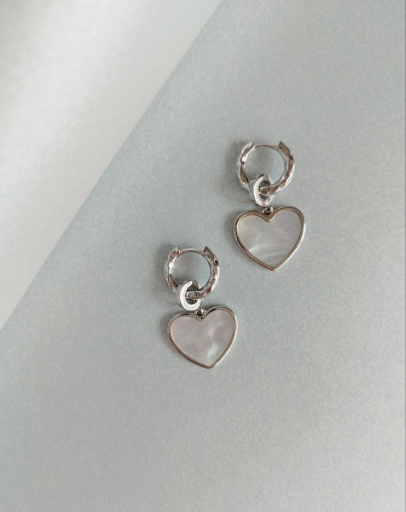 Серьги Конго с подвесками из перламутра