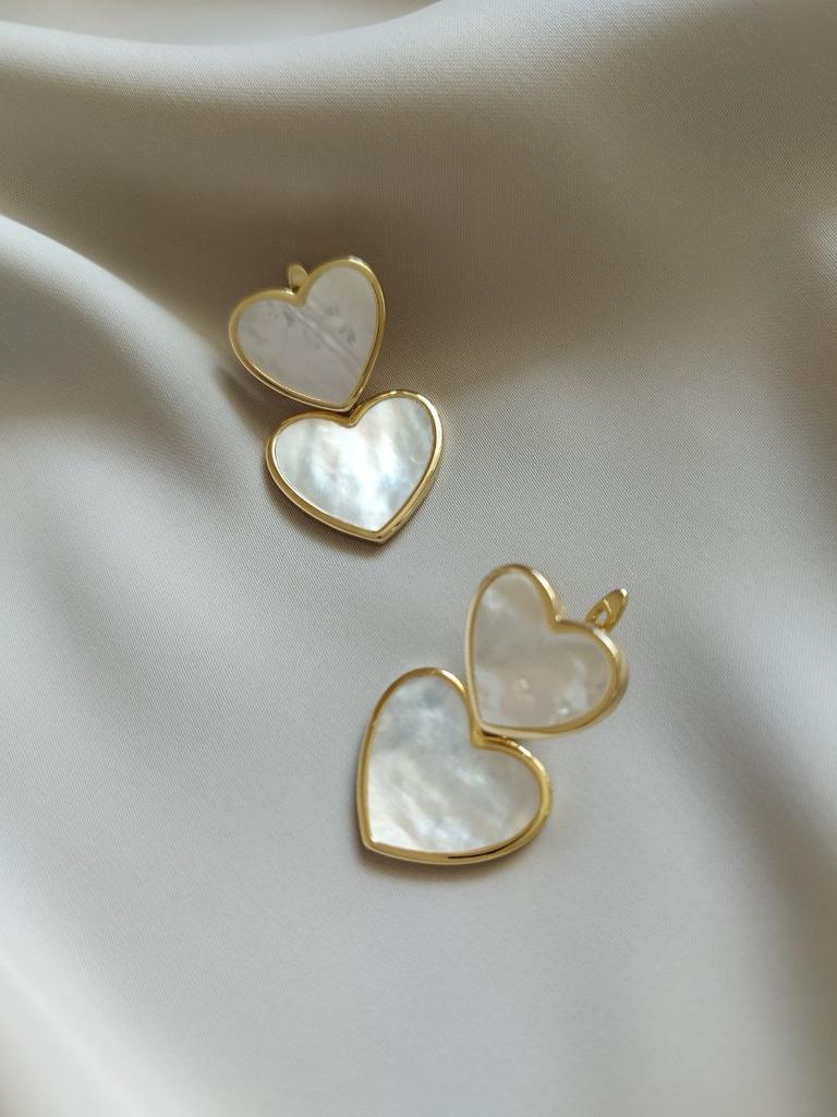 Серьги Влюбляй из перламутра