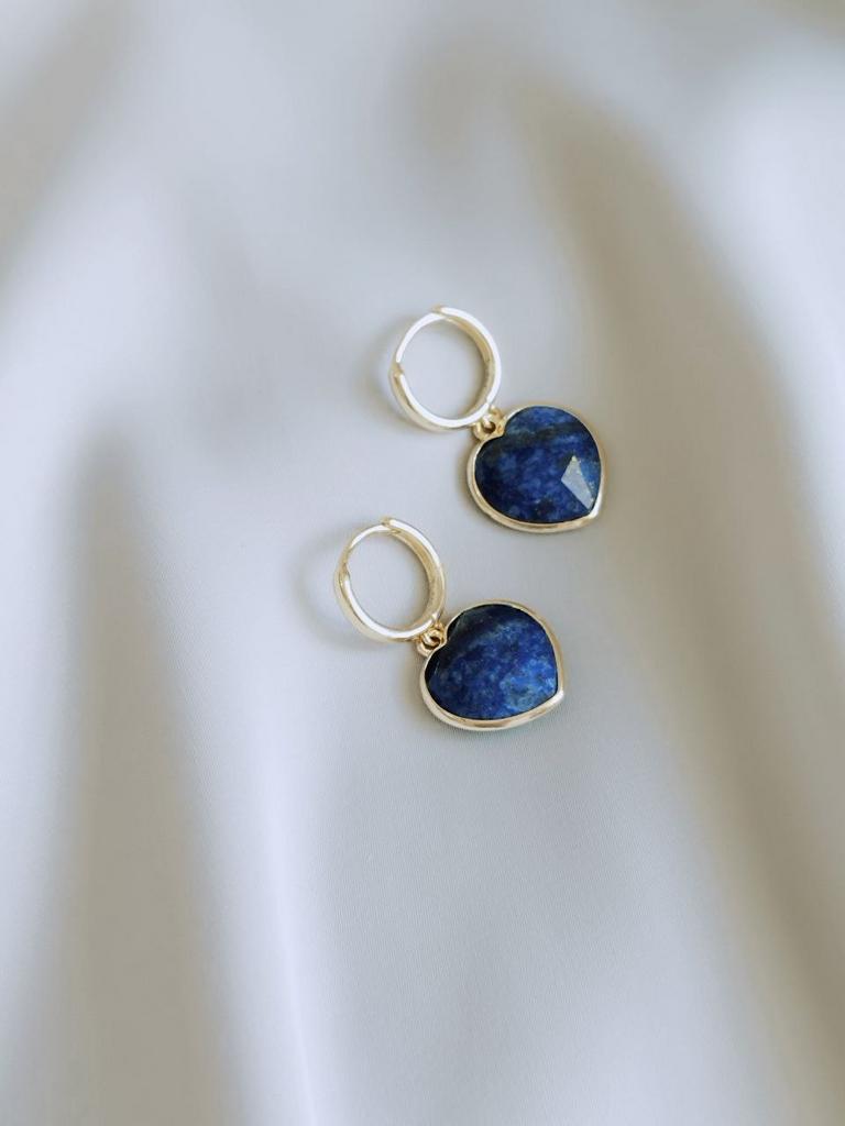 Серьги Влюбляй из лазурита