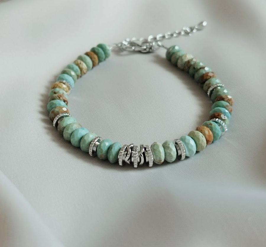 Браслет из бирюзы