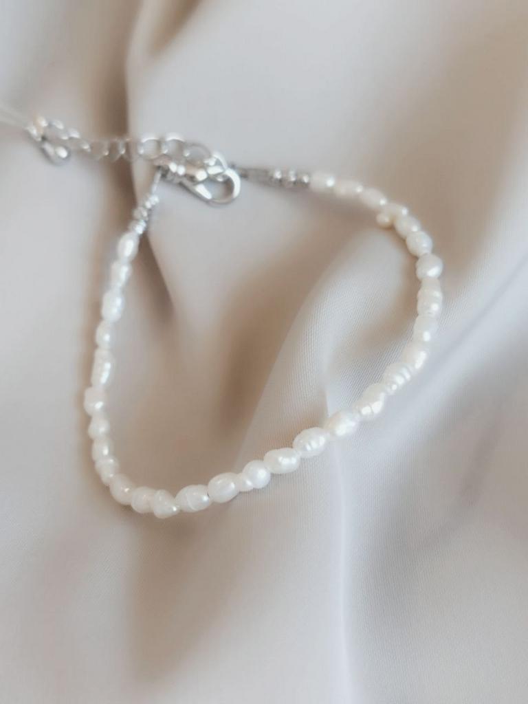 Браслет из барочного мини жемчуга