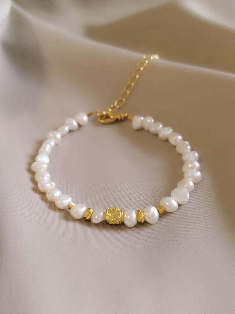 Браслет из барочного жемчуга