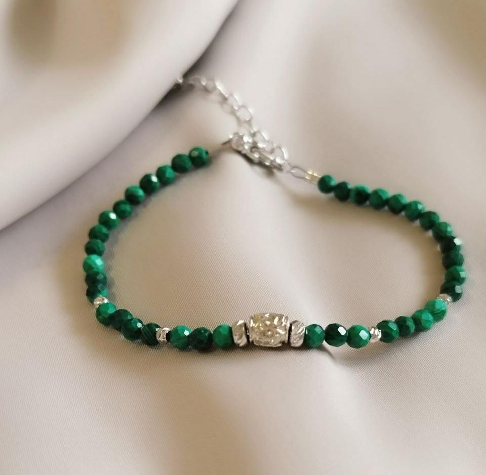 Браслет из малахита