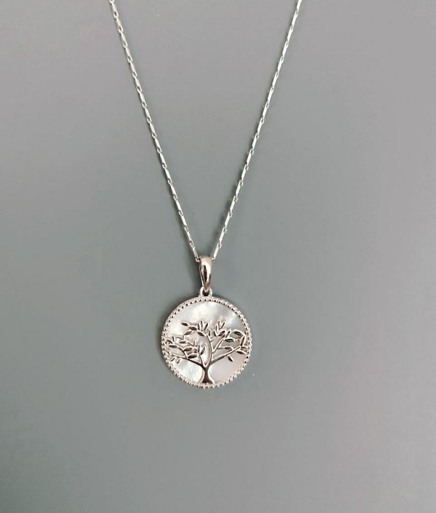 Кулон Дерево из перламутра (двухсторонний)