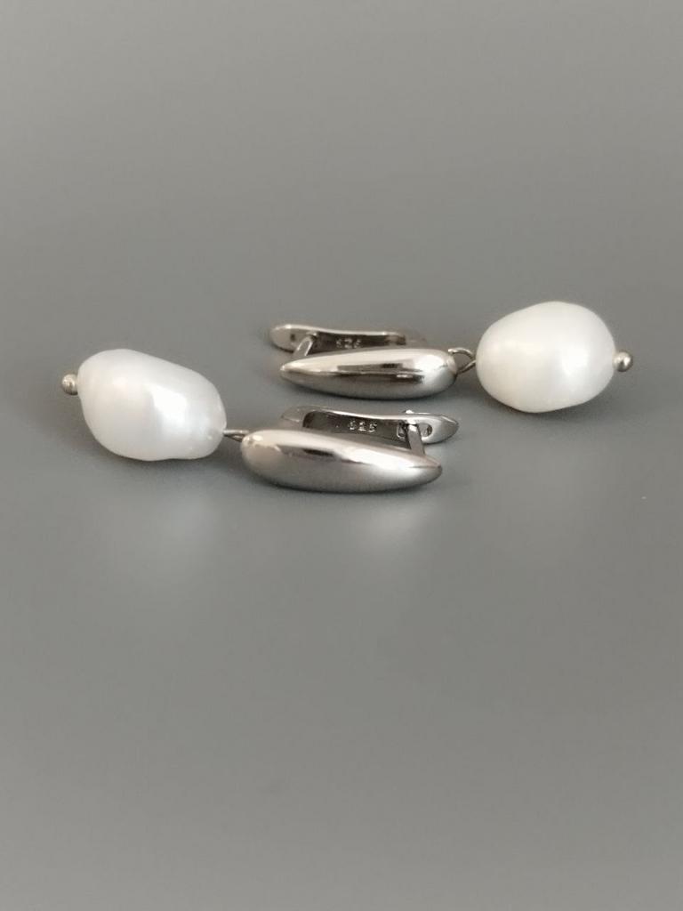 Серьги из барочного жемчуга
