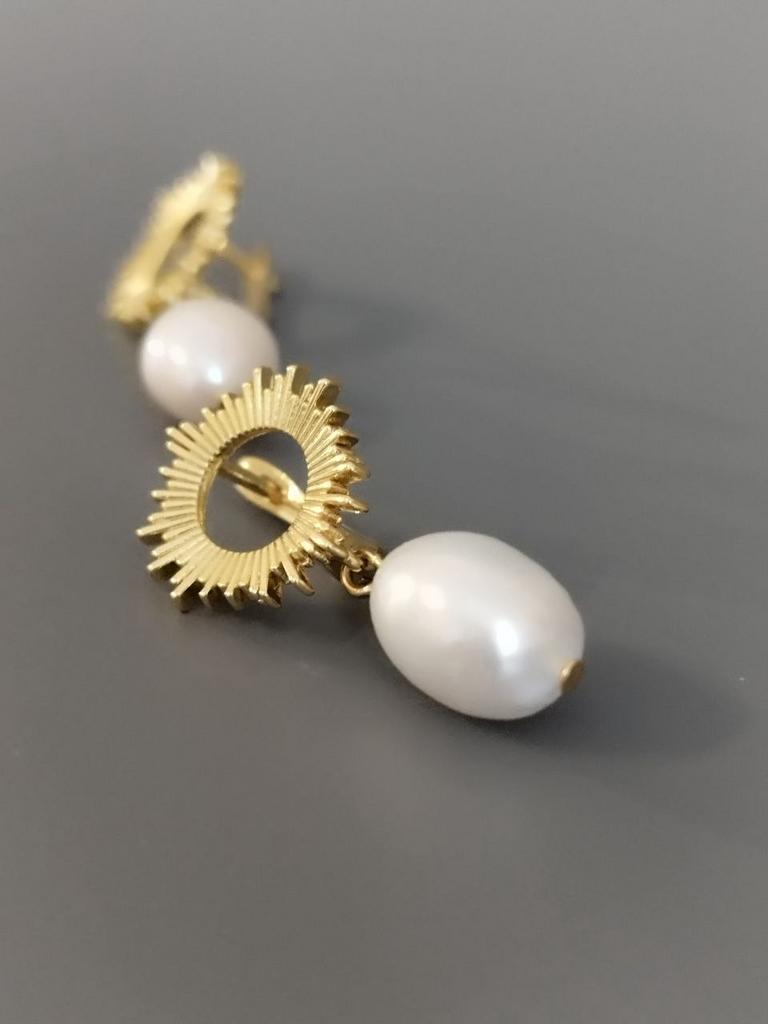 Серьги Сияй из жемчуга