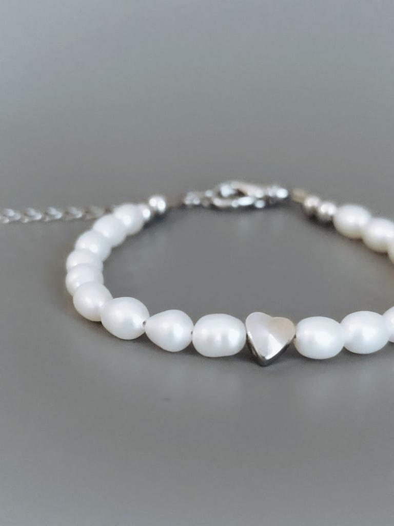 Браслет Влюбляй из гладкого жемчуга