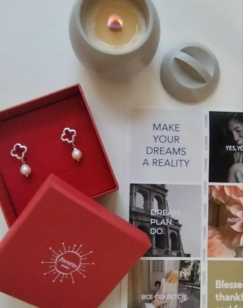 Серьги из барочного жемчуга