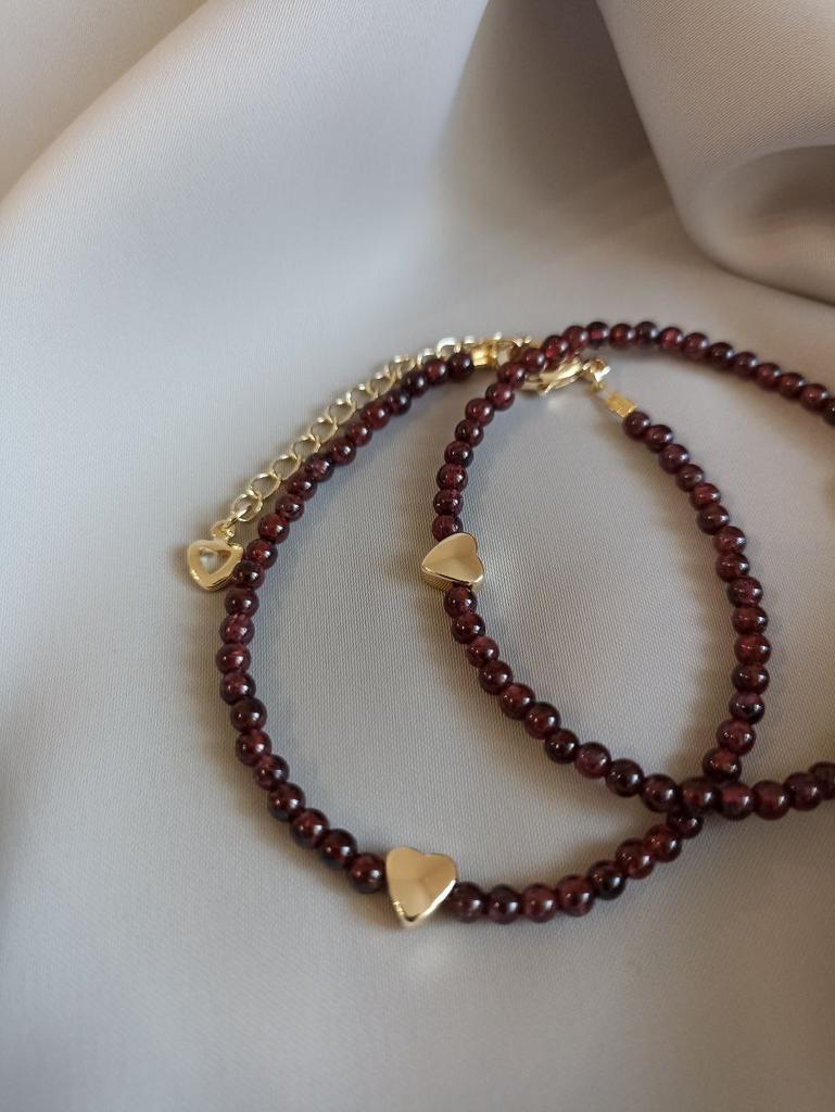 Браслет коллекции Влюбляй из граната