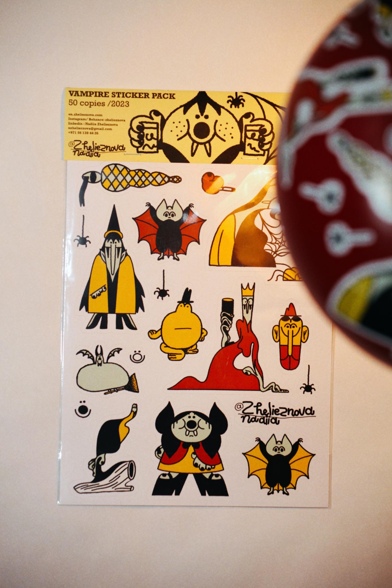 VAMPIRE STIKER PACK